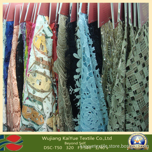 Nylon Lace Spandex Fabric (WJ-KY-219)